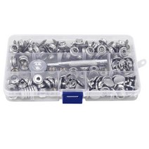 150 pcs 볼트 너트 와셔 십자형 볼트 너트 와샤 수공구, type1