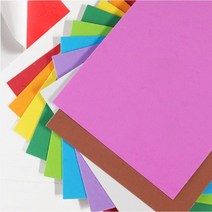 핸디몰 EVA폼 일반원단(접착)폼글리터(10장)단색/혼합색, 흰색