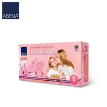 ABENA 식품용 니트릴장갑 핑크 DK450KF 100매, 핑크색_S_1팩