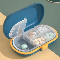 12라운드 알약통, 블루, 1개