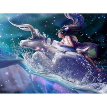 별자리 우드 직소퍼즐 걸과 성좌 밤하늘 처녀/전갈/물병/천칭자리 행운 좋은 운세 불어오는 일러스트 집콕취미 스트레스 해소 집중력향상 조각퍼즐 300/500/1000조각 티레오, 황소자리퍼즐도안, 500