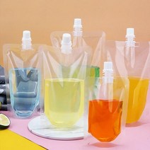 비닐백 스파우트 팩 음료 용기 파우치 보관 200ml 치어팩, 본상품선택