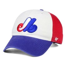 47 Montreal Expos 클린업 조절 가능한 캡 삼색 브랜드, One Size