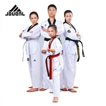태권도 유니폼 클래식 캐주얼 화이트 스포츠웨어 가라테 도복 유도 의류 어린이 성인 Tkd 스위트