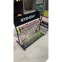 테니스 라켓 거치대 촬영대 진열대 가게 업소용 운동장
