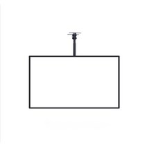 led 메뉴판 피자 가격표 라이트 패널 전광판 보드, 30x40, 검은색프레임가로화면(망원식붐보내기)
