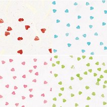 [홈앤스쿨] 예한 예쁜한지 운용하트지 전통 자연 수제 고급 한지, 02번