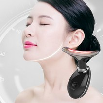 EVENU 갈바닉 얼굴 리프팅 고주파마사지기 뷰티디바이스 홈케어기기, 블랙, 블랙