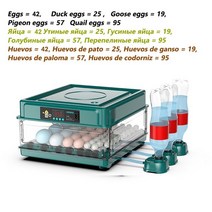구피 부화통 산란통 격리통 인공 부화기 알 인큐베이터 완전 자동 닭 거위 메추라기 터너 장비 부화장 가금류 9/15/24/30