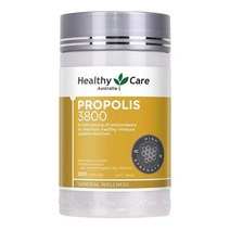 Australia 직구 헬시 케어 프로폴리스 3800mg 벌집 마크 200캡 1pack, 수량, 상세참조