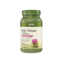 GNC 밀크씨슬 1300mg 60정 2팩 Milk Thistle Extra Strength 미국 직구 사은품 추가증정