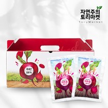 [산지직송] 직접재배하여 햇비트로 착즙한 국내산 100% 비트즙, 30팩, 30