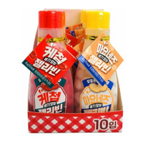 케첩 용기모양 젤리빈 45g x 5p + 마요네즈 용기 모양 젤리빈 45g x 5p, 2세트