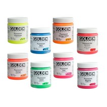 골덴 아크릴물감 형광 컬러 118ml 낱색 / 옵션선택, Orange