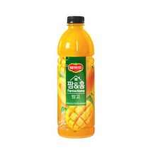 칠성 델몬트 팜앤홈 망고 과일주스 음료수 사무실 탕비실 1.2L 6본 1세트, 16세트