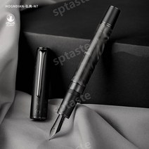 홍디안만년필 N7 달 토끼 가성비 고급 입문 만년필선물 홍전 Hongdian, F, 래빗그레이(잉크X)