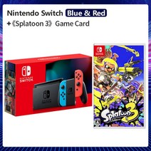 닌텐도 스위치 6.2 인치 LCD 터치 스크린 32GB, [03] Blue Red SPT3