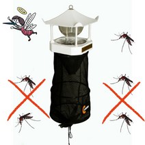 친환경 태양열충전 대용량 해충포획기 모기퇴치기 무전자 포충기