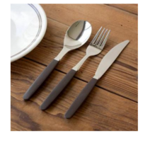 니코트 노바 커트러리 1인 세트, 브라운, 스푼1p + 포크1p + 나이프1p