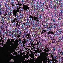 빈백충전재 리필 쿠션 충전재10 그램/갑/팩 0.6-3mm 미니 버블 볼 구슬 실리콘 금형에 대 한 작은 유리 구, 11 Light Purple_01 0.6-3mm