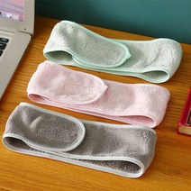 찍찍이 헤어터번 밴드 머리고정 부드러운 세안 남자 세면용 과 미용, 민트1P