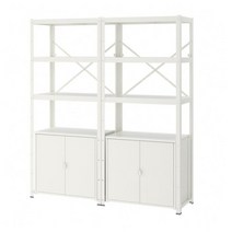 이케아BROR 브로르 수납장+선반유닛 - 화이트 - IKEA, One Color