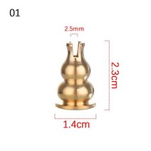 향로 촛대 청동 제사 제기 제례용 향대 1pc 미니 구리 조스 스틱 삽입 향 홀더 애쉬 포수 전통적인 모양 다양한 패턴 불교 가제트 홈 장식, 1