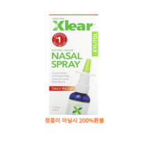 Xlear 자일리톨 식염수 나잘 스프레이 데일리 릴리프 45ml(1.5fl oz) 코세척 비염