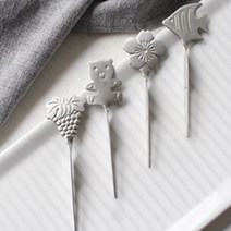 스텐 과일포크 4p set