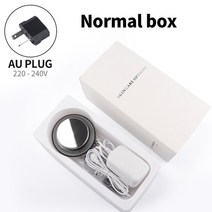 갈바닉 슬리밍 마사지기 초음파 ems 바디 지방 분해, au 플러그 노멀 박스