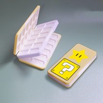 48 in 1 for Nintendo Switch OLED LITE 액세서리 귀여운 게임 카드 케이스 SD 용 핑크 쉘 스위치 보관함, 07 하늘색