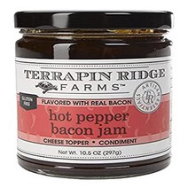 Terrapin Ridge Farms Hot Pepper Bacon Jam – One 10.5 Ounce Jar, 1