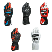 다이네즈 이중 탄소섬유 오토바이 사이클 스포츠 장갑, XL Druid 3 롱 블랙 레드