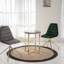 디작소 사이드 테이블 미팅 원형 책상 SD-5583, DT025(화이트)