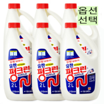 [유한양행] 유한락스 펑크린2L 용기 x 6개, 5. 펑크린 1L x 12개