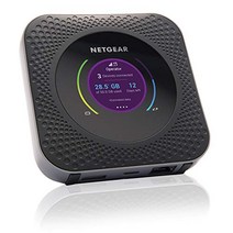 SIM 카드가 있는 NETGEAR 모바일 WLAN 라우터 | 4G LTE 라우터 모바일 | 최대 1GBit/s 다운로드 속도 | 20개 장치용 모바일 핫스팟 | LTE Cat16 | 각 SIM 카드에 대한 잠금 해제 | 나이트호크 MR1100 -13391, 4G LTE 라우터(MR1100)
