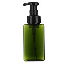 PETG 거품용기 사각 250ml 450ml, 1개, 450ml 그린