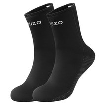 스바트 OUZO 프리다이빙 롱삭스 서핑 스쿠버 핀삭스 다이빙 양말 3mm, L (250~255mm)