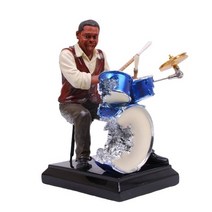 [LEDLAB] 재즈 밴드 클래식 레트로 미니어처 장식 인테리어 소품 싱어 기타 드럼 피규어