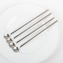 더리빙샵 모던 롱스푼(Long Spoon), 롱스푼, 4개