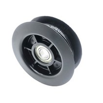 지게차 용품 튜브 풀리 19MMX144MM * 44MM 더블 그루브 벨트 베어링 6204 일반 플라스틱 나일론 휠 고