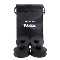 Pro-LifT Tesla 잭 패드 - 타이어 수리 회전을 위한 리프팅 어댑터 - 모델 3/S/X/Y 액세서리 자동차 배터리 손상 방지 - 보관 가방이 있는 퍽 4개