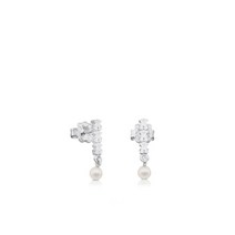 [TOUS]Silver Straight Earrings with Pearl/귀걸이/512723530