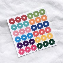 바보사랑 8꽃 칼선스티커.미야문구샵