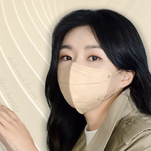살색마스크 베이지마스크 세부리형마스크 색깔 25매, 베이지, 대형 L