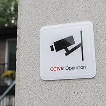 CCTV 녹화중 설치 안내문 스티커 몰딩사인, 사이즈