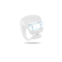 LED 실리콘 자전거 후면 조명 깜박이 전기 스쿠터 방수 산악 도로 테일 경고 램프 배터리 Lanter, 01 1pcs white