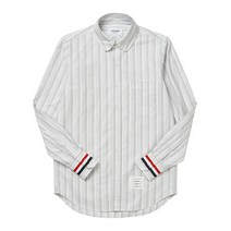 톰브라운 MWL317A 07854 035 그레이 스트라이프 옥스포드 남성 셔츠