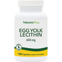 레시틴NaturesPlus Egg Yolk Lecithin 600mg 180정
