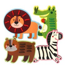 유아용 학습교구 실꿰기 (동물) 수업완구 어린이집교구 수업교재 어린이집 유치원 실꿰기장난감